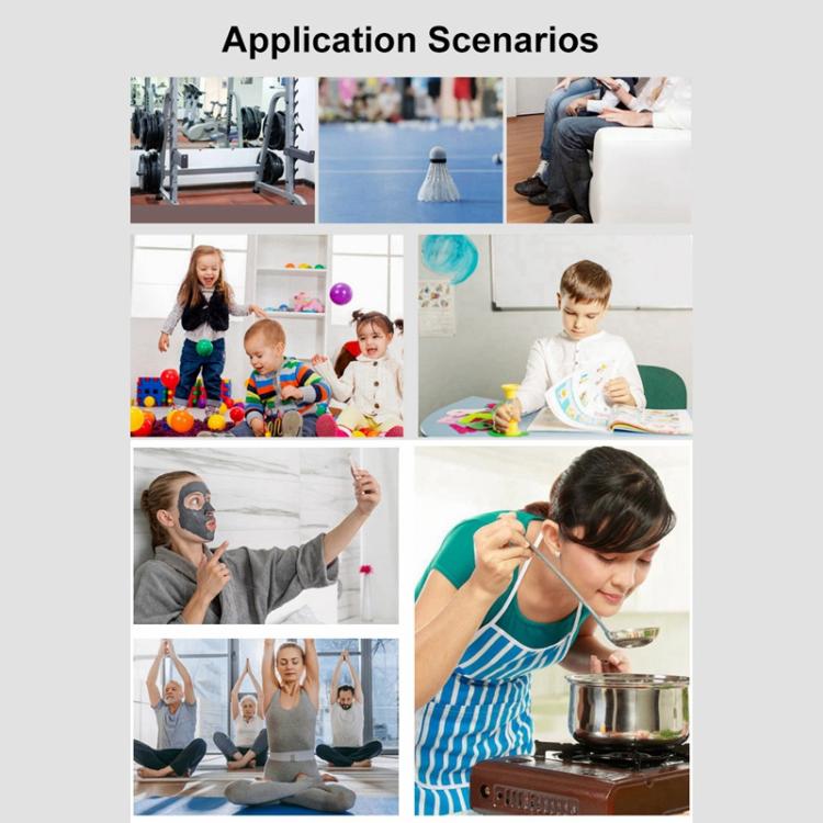 KYX--0023 2.3 inch 6-digit LED Sports Fitness Multi-function Timer, AU Plug, US Plug, EU Plug, UK Plug