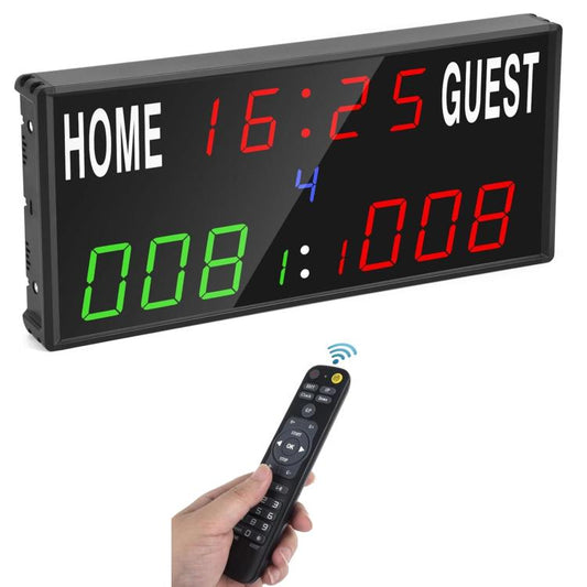 KYX--0030 13-digit LED Electronic Scoreboard Remote Control Multi-function Competition Timer, KYX--0030