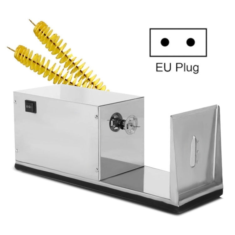 Stainless Steel Electric Tornado Potato Tower Crane, EU Plug, Electric