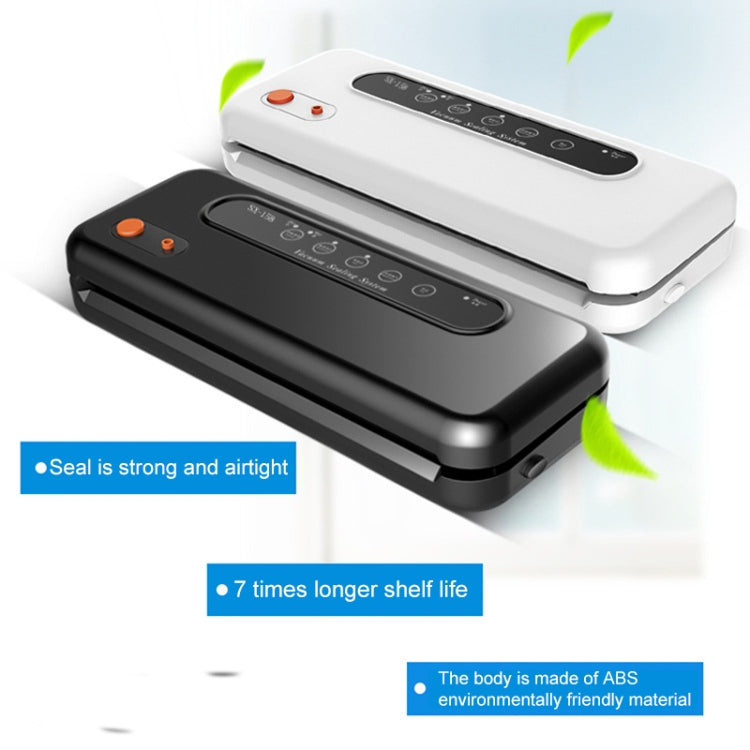 Household Commercial Food Vacuum Plastic Packaging Machine Sealer Closer Machine, UK Plug, Food UK Plug (White), Food UK Plug (Black)