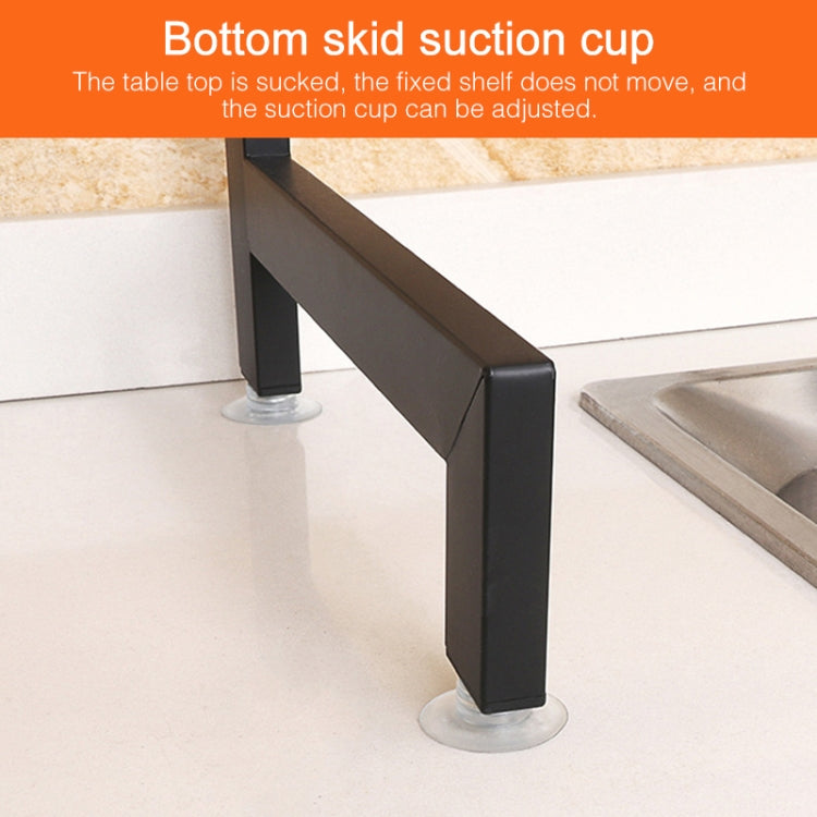 92cm Stainless Steel Kitchen Bowl Dish Fruit Basket Knife Chopping Block Chopsticks Drain Rack Storage Holder, Deluxe Version, 92cm Deluxe Version