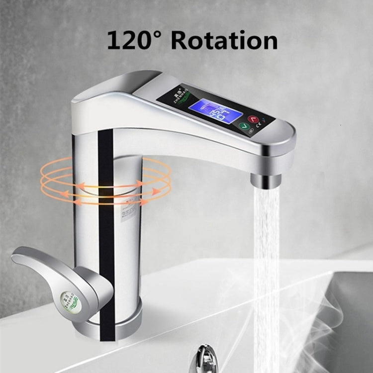 Intelligent Instant Digital Hot Water Faucet Hot and Cold Water Heater, White, Red, Gold, Blue, Silver Grey