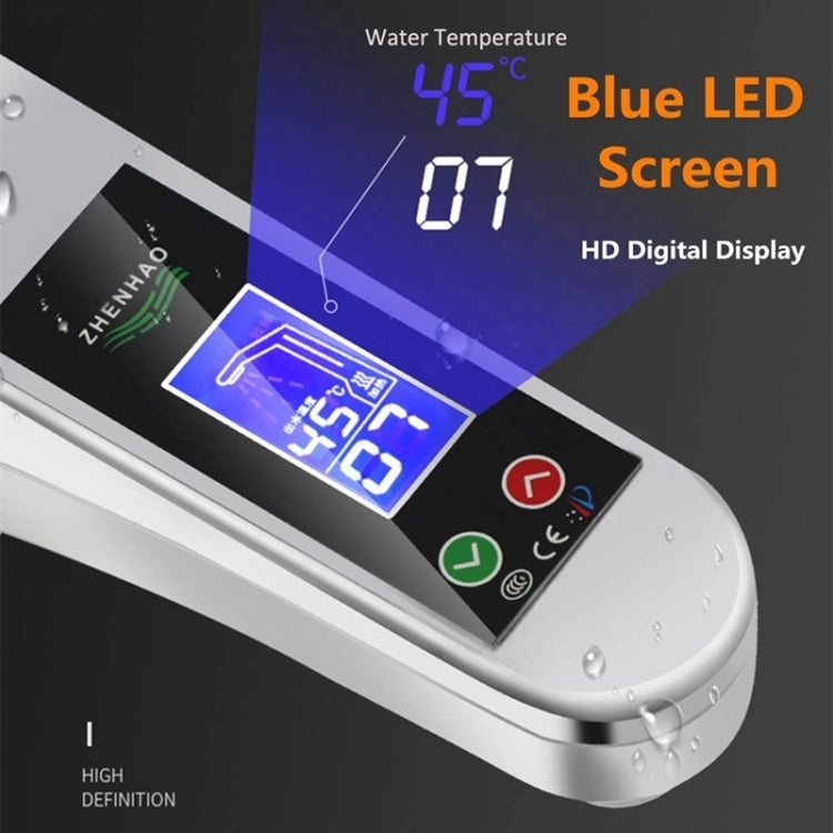Intelligent Instant Digital Hot Water Faucet Hot and Cold Water Heater, White, Red, Gold, Blue, Silver Grey