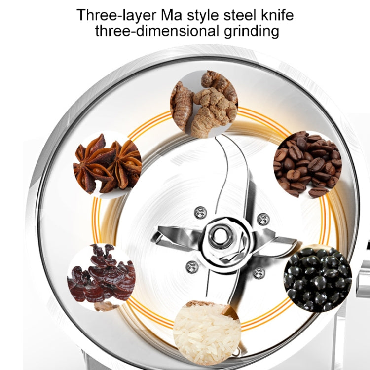 Swinging Medicinal Material Powdering Machine Small Pharmacy Medicine Grinding Machine EU Plug, Medicine Grinding Machine