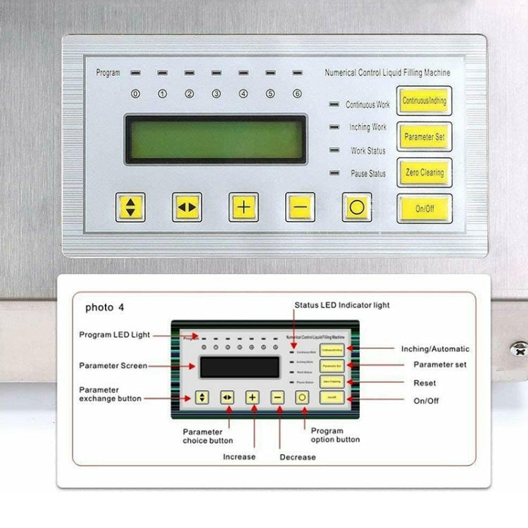 Mini Portable Electric Digital Control Pump Liquid Filling Machine LCD Display Milk Bottles Filler, Digital Control Pump Milk Bottles
