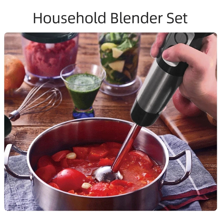 6-in-1 600W Multifunctional  Electric Blender Stainless Steel Food Cooking Stick, US Plug, EU Plug, UK Plug