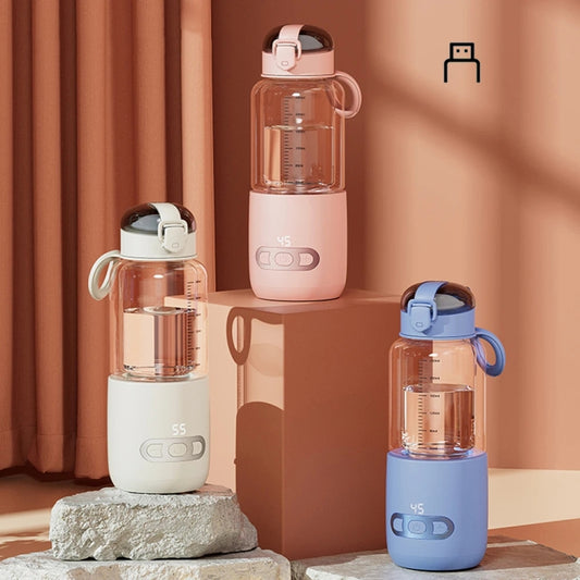 250ml Wireless Instant Water Warmer Electric Kettle for Baby Formula With 15000 mAh Battery Capacity