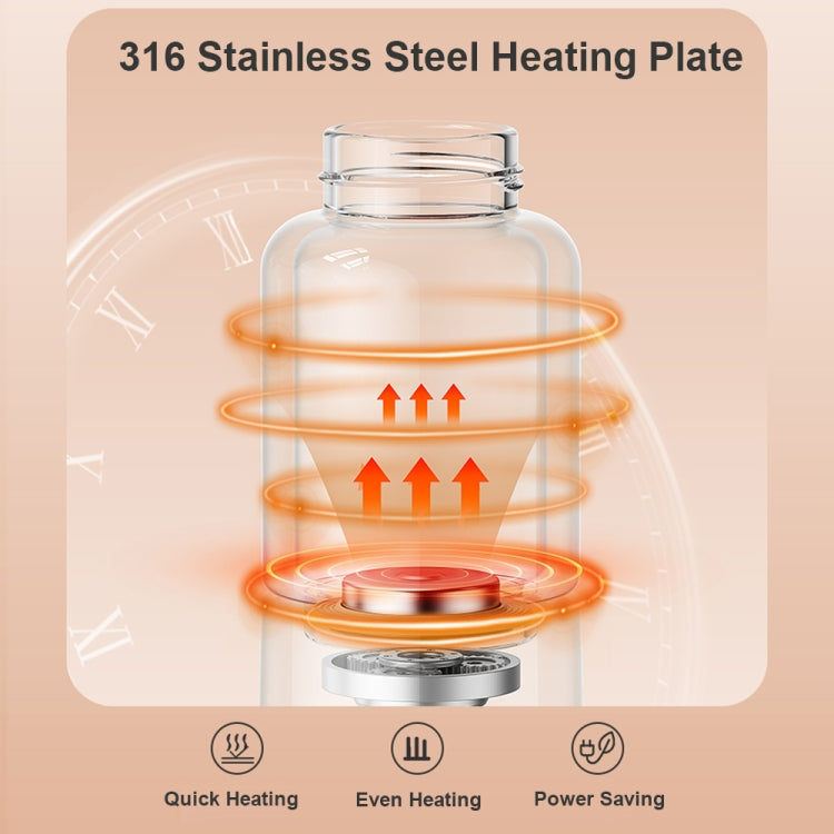 250ml Wireless Instant Water Warmer Electric Kettle for Baby Formula With 15000 mAh Battery Capacity