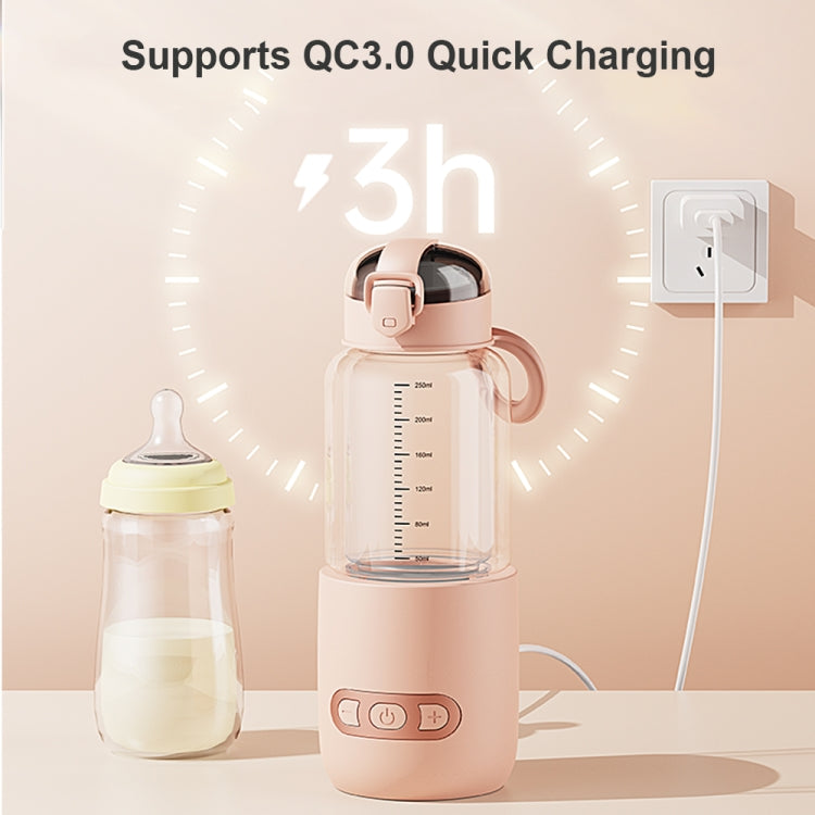 250ml Wireless Instant Water Warmer Electric Kettle for Baby Formula With 15000 mAh Battery Capacity