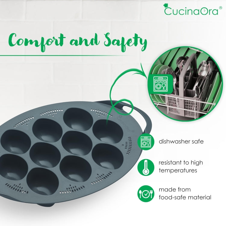 10-in-1 Egg Cooker For Thermomix TM5 TM6 TM31  Multifunction Pot Steamer Tray, 10-in-1