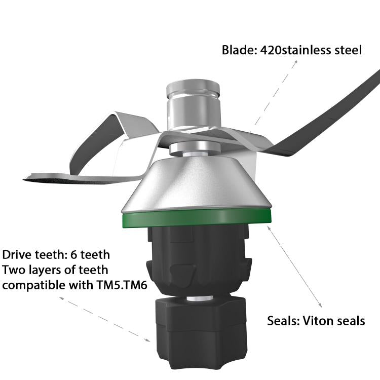 For Thermomix TM5 / TM6 Blade Replacement Knife