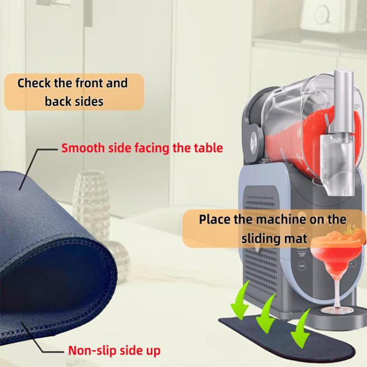 Sliding Pad for Ninja Frozen Drink Maker FS301C / FS301 / FS300 Dual-Sided Stabilizing Mat for Easy Movement