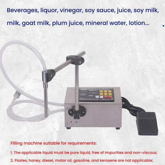 Automatic Small Intelligent Single Head Liquid Induction Multifunctional Quantitative Filling Machine, HECHEN CA10A High Flow 3.0L, HECHEN CA10B  Heat-resistant 1.5L