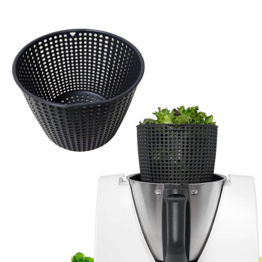 For Thermomix TM5/TM6 Salad Spinner & Storage Basket Rotating Vegetable Dryer
