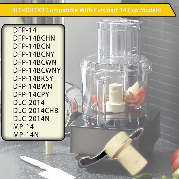 For Cuisinart DFP-14 Series DLC-001TXB 14 Cup S-blade Replacement Steel Cutting Blade