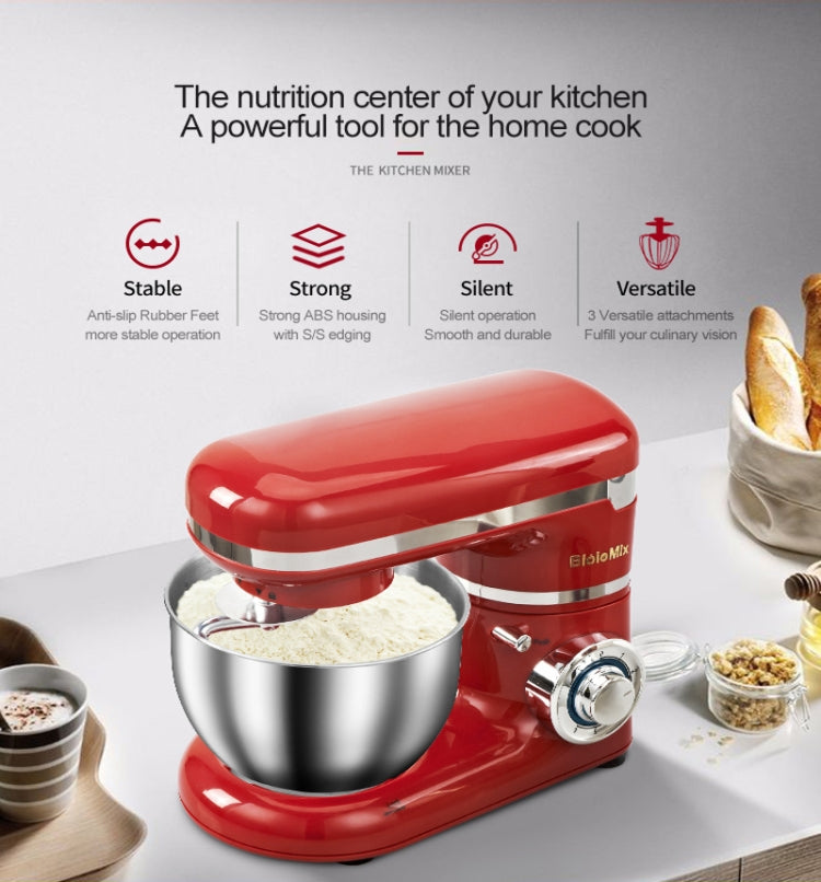 Kitchen Food Mixer Vertical Mixer with Splash Guard, Food Mixer